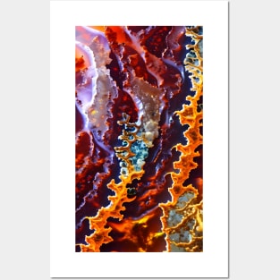 Gemstone Agate Jasper texture Posters and Art